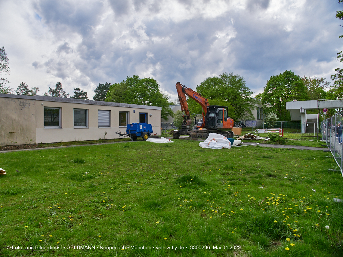 04.05.2022 - Baustelle am Haus für Kinder in Neuperlach